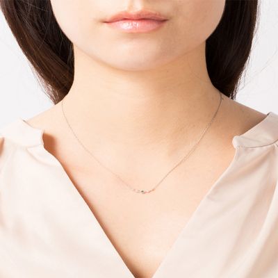 K10ホワイトゴールド ネックレス | 4℃ (Women)/ヨンドシー | 三越