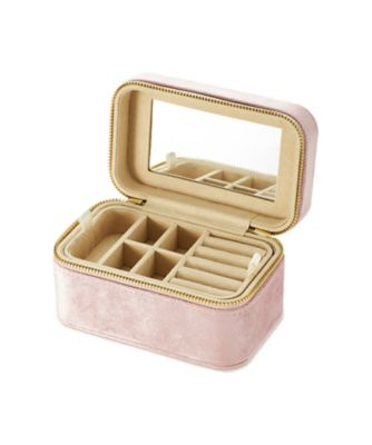 ＜４℃ (Women)＞ミラー付きジュエリーポーチ　ピンク　１１２３４９９９９９０４