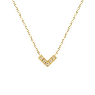 ＜４℃ (Women)＞Ｋ１８イエローゴールド　ネックレス