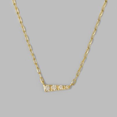 ＜４℃ (Women)＞Ｋ１０イエローゴールド　ネックレス