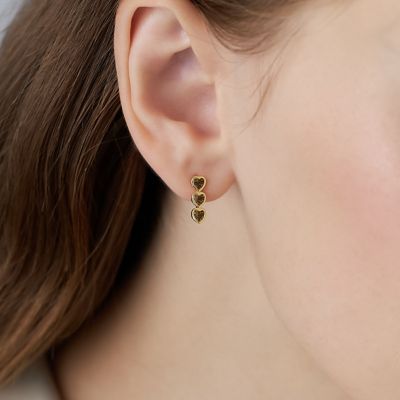 Ｋ１０イエローゴールド　ピアス　※シングル