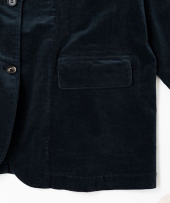 クラリス 細コーデュロイ素材のオーバーサイズジャケット