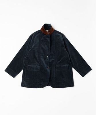 バスコ basco クラリス　細コーデュロイ素材のオーバーサイズジャケット クラリス 細コーデュロイ素材のオーバーサイズジャケット