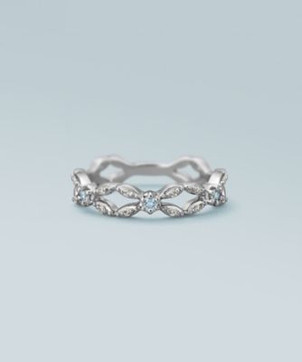 ＜４℃ (Women)＞プラチナリング　１１２５４３７４５００１