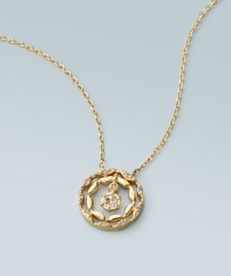 ＜４℃ (Women)＞Ｋ１０イエローゴールドネックレス　１１２５４６１２３００１