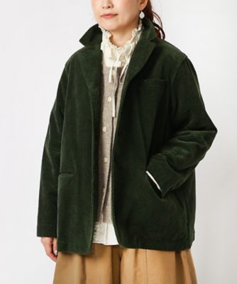 イルザジャケット・B 太畝コーデュロイのテーラードジャケット