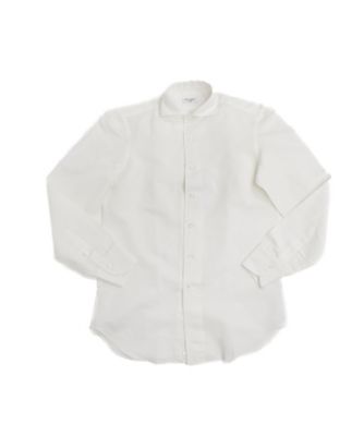 ＜RING JACKET Napoli (Men)＞ワンピースカラーカジュアルシャツ　ホワイト　５Ｎ１０６Ｓ１１Ｗ　