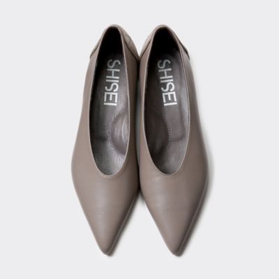 SHISEIパンプス POINTED U PUMPS 23.5 新品-