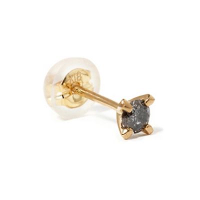 ＜e.m. (Women)＞グレーダイヤモンドピアス　※シングル