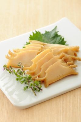 いかのふっくら焼と鮑の煮貝セット