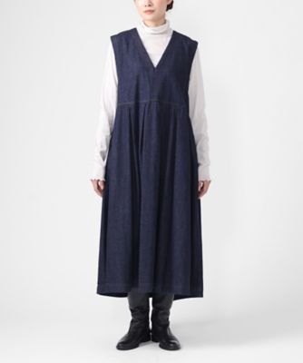 ＜BASCO (Women/大きいサイズ)＞ポニードレス・Ｂ　８オンスデニムのジャンパースカート　１２０３７６１ー４