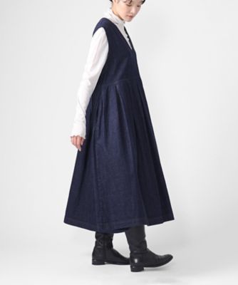 ポニードレス・B 8オンスデニムのジャンパースカート 1203761