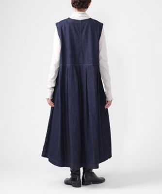 ポニードレス・B 8オンスデニムのジャンパースカート 1203761