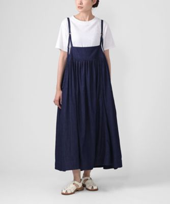 ＜BASCO (Women/大きいサイズ)＞マルシア・Ｃ　５オンスデニムのジャンパースカート　１２０５２６１ー１１