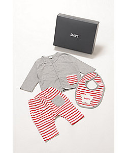 SHIPS(Baby&Kids)/シップス ロングスリーブ　ギフトセット（レッド）