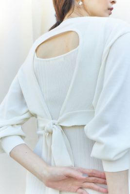 バックオープンニットセットドレス 三越伊勢丹オンラインストア 公式