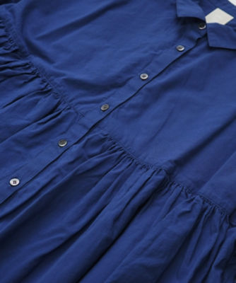 サシャワンピＢ 綿ローンのタックロングワンピース | ファッション・服 