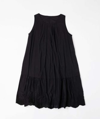 ＜BASCO (Women/大きいサイズ)＞パレル・Ｗ４　カットワーク刺繍レースをあしらったインナードレス　プラスサイズ　　１２１６７６１ー１０