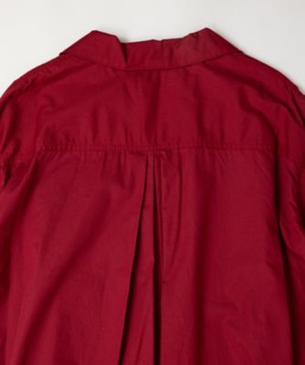 グレース　オープンカラーのロングシャツワンピ　１２１８０５１ー４