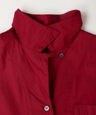 グレース　オープンカラーのロングシャツワンピ　１２１８０５１ー４