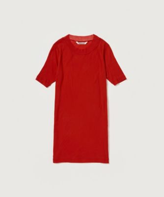 AURALEE (Women)/オーラリー ＳＵＰＥＲ　ＨＩＧＨ　ＧＡＵＧＥ　ＳＨＥＥＲ　ＲＩＢ　ＴＥＥ　Ａ００Ｔ０３ＨＦ