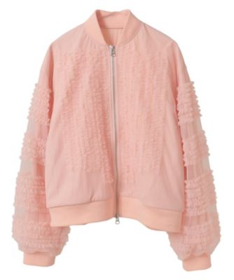 ＜Candy Stripper (Women)＞ＯＶＥＲＬＡＰＰＥＤ　ＦＲＩＬＬ　ＢＬＯＵＳＯＮ　１２５６６１０