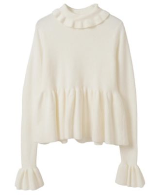 Candy Stripper (Women)/キャンディストリッパー PEPLUM TURTLE KNIT 1256818 IVORY トップス【三越伊勢丹/公式】