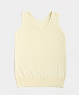 ＜NADELL＞やわらかオーガニックコットンニットタンクトップ