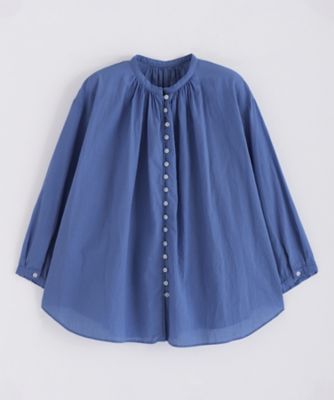 ＜NADELL＞ループボタン９分袖ブラウス
