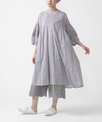 ＜BASCO (Women/大きいサイズ)＞リーミー　綿ローンのピンタックバルーンスリーブチュニック　１３０１２６１ー１１
