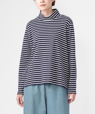 ＜BASCO (Women/大きいサイズ)＞レッセタートル　フライスボーダーのタートルネック　１３０７６６１ー７