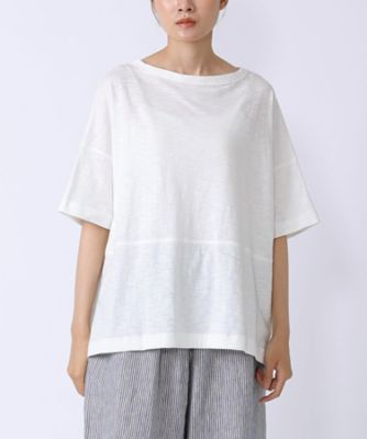 BASCO (Women/大きいサイズ)/バスコ アニートップ　ビッグシルエットのスラブコットントップス　１３０８６５１ー７