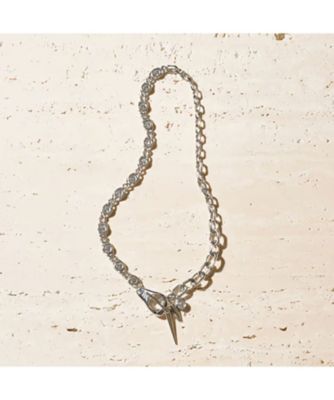 ＜Soierie (Women) ＞Ｄａｒｋ　ｍｅｔａｌ　ｎｅｃｋｌａｃｅ　１３１－０６０
