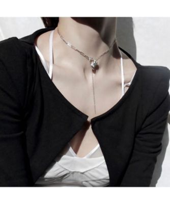 Soierie (Women) /ソワリー Heart motif double lariat Silver 925 product 131-115