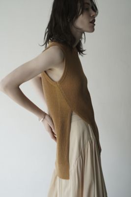 ＳＬＡＮＴ ＣＵＴ ＮＯ ＳＬＥＥＶＥ ＫＮＩＴ ＴＯＰＳ の通販