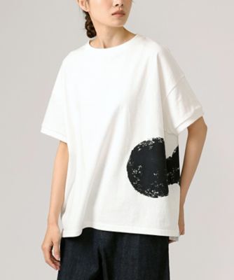 BASCO (Women/大きいサイズ)/バスコ グッパトップ　サークルプリントのシンプルＴシャツ　１３１８２５２－７