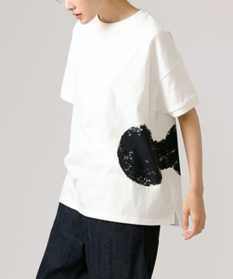グッパトップ　サークルプリントのシンプルＴシャツ　１３１８２５２－７