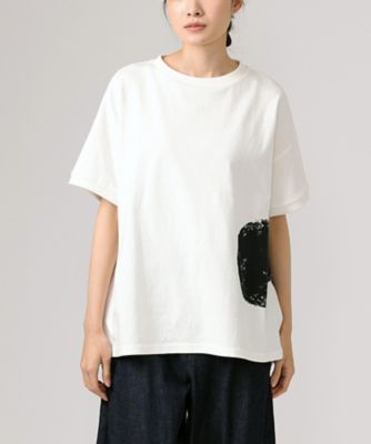 グッパトップ　サークルプリントのシンプルＴシャツ　１３１８２５２－７