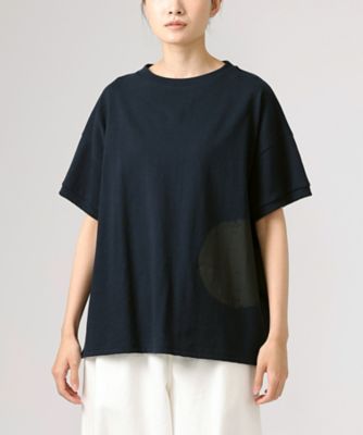 グッパトップ　サークルプリントのシンプルＴシャツ　１３１８２５２－７