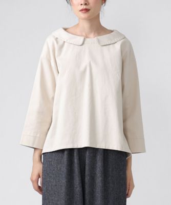 ＜BASCO (Women/大きいサイズ)＞レティトップ　起毛コットンストレッチ素材のプルオーバー　１３２１２５３ー４