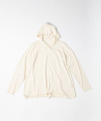 【送料無料】BASCO (Women/大きいサイズ)/バスコ ルーシートップ Aラインのニットフードトップ 1324153ー10 アイボリー トップス【三越伊勢丹/公式】