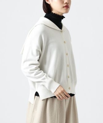 エリスカーデ　ロングセーラーカラーの綿カシミヤカーデ