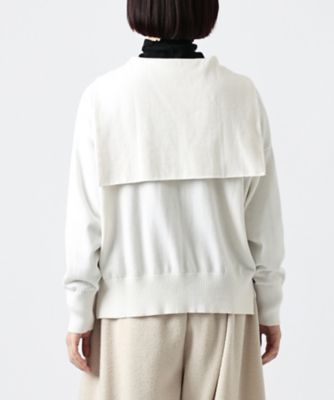 エリスカーデ　ロングセーラーカラーの綿カシミヤカーデ