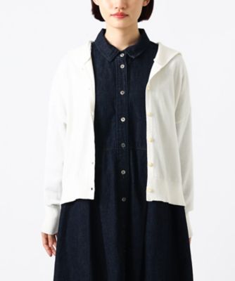 エリスカーデ　ロングセーラーカラーの綿カシミヤカーデ