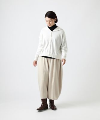 エリスカーデ　ロングセーラーカラーの綿カシミヤカーデ