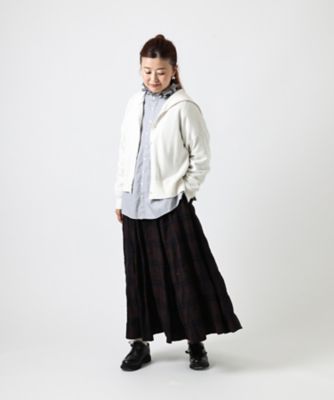 エリスカーデ　ロングセーラーカラーの綿カシミヤカーデ