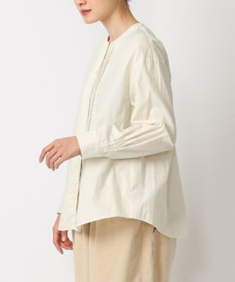 ミサブラウス フリル付け襟ピンタックブラウス 1325143－10