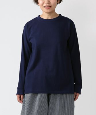 ＜BASCO (Women/大きいサイズ)＞ジャントップ　天竺コットンクルーネックトップ　１３３０２５３ー７