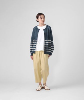 マオパンツ・28 綿麻素材の後ろビッグポケットパンツ 1400461 