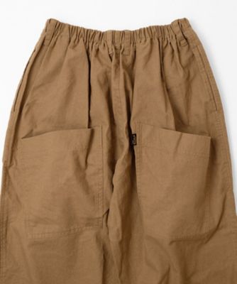 マオパンツ・28 綿麻素材の後ろビッグポケットパンツ 1400461 